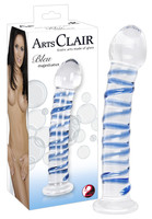 Arts Clair Bleu - spirális üvegdildó