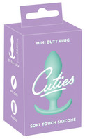Cuties Mini Butt Plug - szilikon anál dildó - menta (2,3 cm)