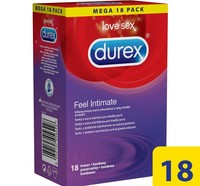 Durex Feel Intimate - vékonyfalú óvszer (18 db)