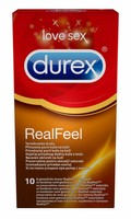 Durex Real Feel - latexmentes óvszer (10 db)