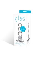 GLAS - üveg anál dildó (áttetsző)