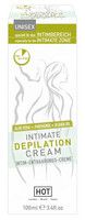 HOT Intimate - intim szőrtelenítő krém spatulával (100 ml)