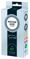 Mister Size vékony óvszer - 47mm (10 db)
