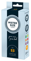 Mister Size vékony óvszer - 53mm (10 db)