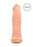 RealRock Penis Sleeve 6 - péniszköpeny (17 cm) - natúr