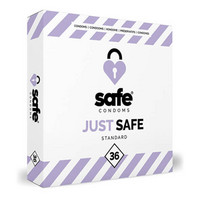 SAFE Just Safe - standard, vaníliás óvszer (36 db)