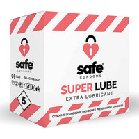 SAFE Super Lube - extra síkos óvszer (5 db)