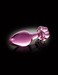 Icicles - virágos üvegkúp (pink) kép