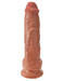 King Cock 10 herés dildó (25,4 cm) - barna kép