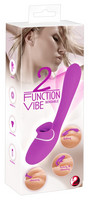 2-Function Vibe - akkus, hajlítható csikló- és hüvelyi vibrátor (pink)