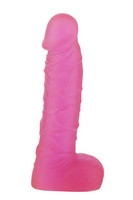 All Time Favorites - herés műpénisz dildó - pink (17,5 cm)