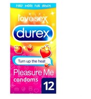 DUREX Emoji PleasureMe - bordás-pontozott óvszer (12 db)