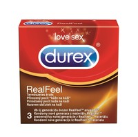 Durex Real Feel - latexmentes óvszer (3 db)
