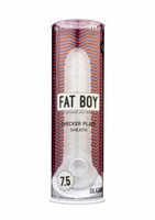 Fat Boy Checker Box - péniszköpeny (19 cm) - tejfehér