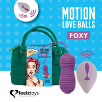 FeelzToys Foxy - akkus,rádiós,vízálló vibrációs tojás (lila)