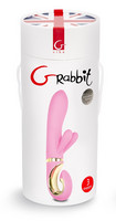 G-Vibe GRabbit - akkus, 3 motoros G-pont vibrátor (pink)
