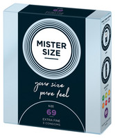 Mister Size vékony óvszer - 69mm (3 db)