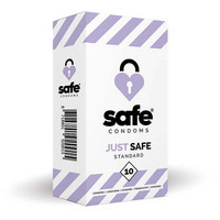 SAFE Just Safe - standard, vaníliás óvszer (10 db)