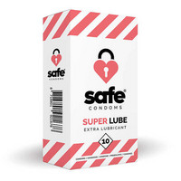 SAFE Super Lube - extra síkos óvszer (10 db)