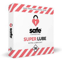 SAFE Super Lube - extra síkos óvszer (36 db)