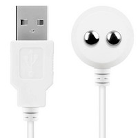 Satisfyer - mágneses USB-töltőkábel (fehér)