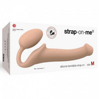 Strap-on-me M - tartópánt nélküli felcsatolható dildó - közepes (natúr)