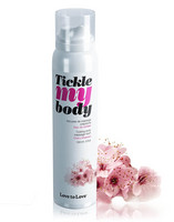 Tickle my body - masszázs olaj hab - cseresznyevirág (150 ml)