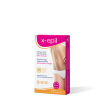 X-Epil - használatra kész prémium gélgyantacsíkok (12 db) - bikini/hónalj