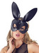 Bad Kitty - vadóc nyuszi maszk fülekkel (fekete) kép