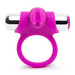 Happyrabbit - akkus, rádiós péniszgyűrű (lila-ezüst) kép