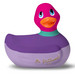 My Duckie Colors 2.0 - csíkos kacsa vízálló csiklóvibrátor (lila-pink) kép