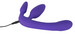 Triple3Teaser - tartópánt nélküli felcsatolható vibrátor (lila) kép