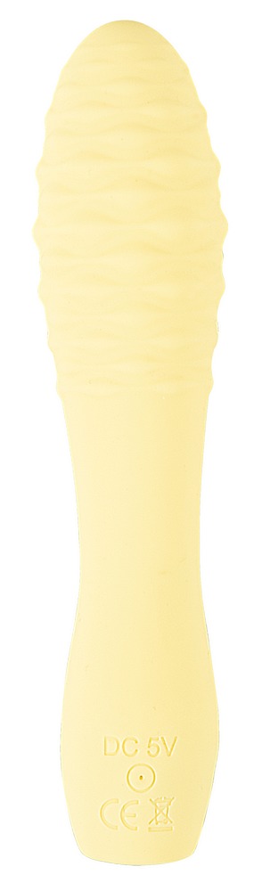 Cuties Mini 3 - akkus, vízálló, buzogány vibrátor (sárga) kép