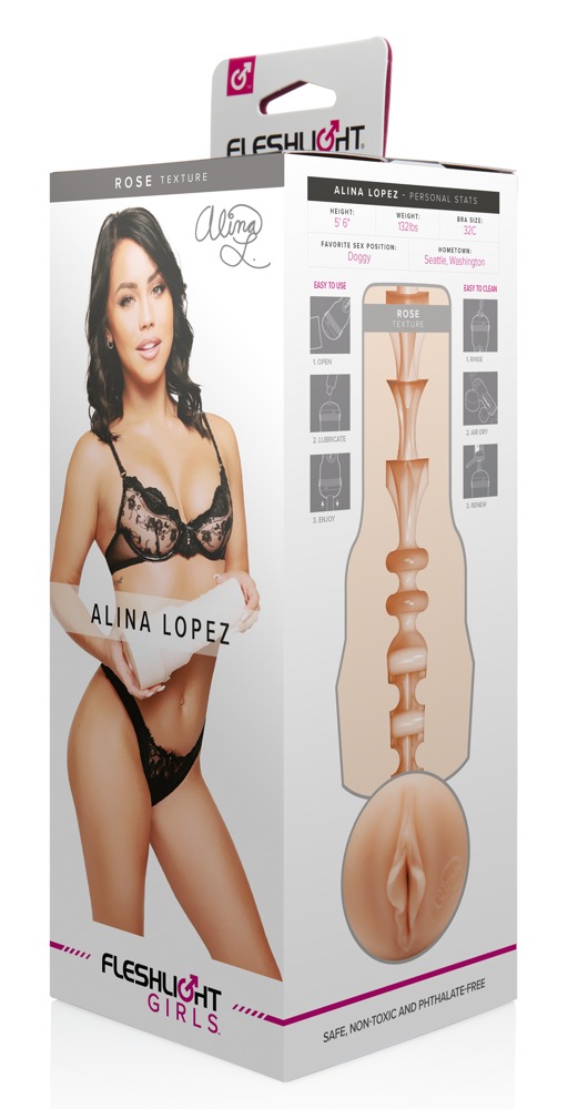 Fleshlight Alina Lopez Rose - élethű műpunci maszturbátor (natúr) kép
