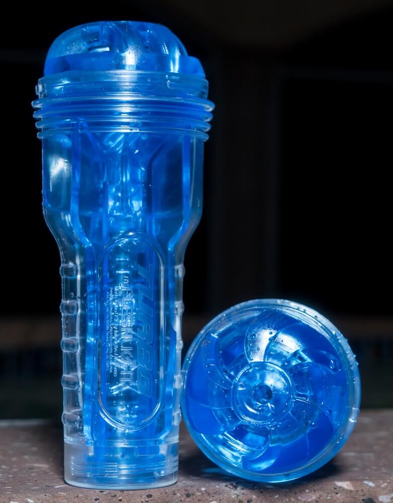 Fleshlight Turbo Thrust - szívó maszturbátor (kék) kép