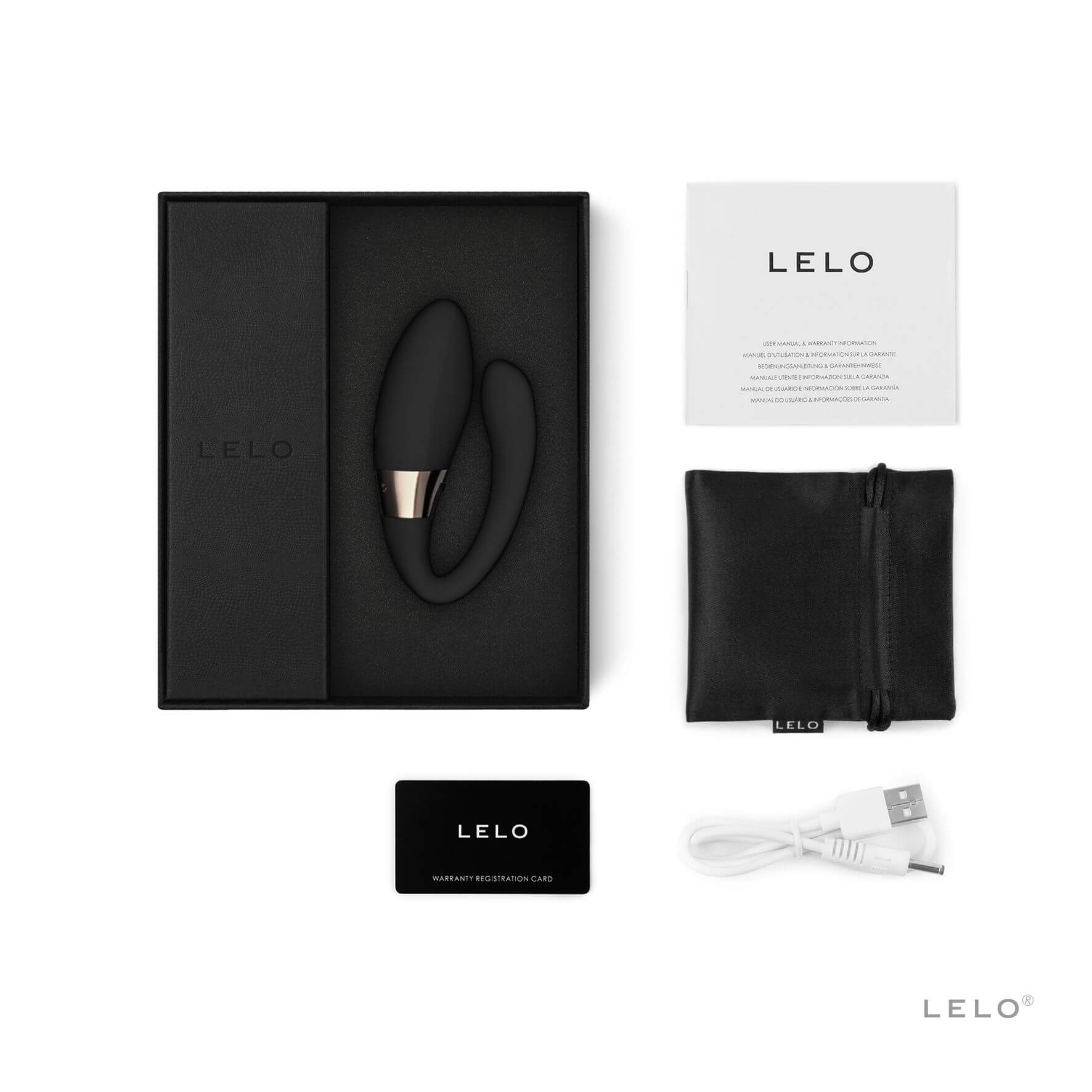 LELO Tiani Harmony - akkus, okos párvibrátor (fekete) kép