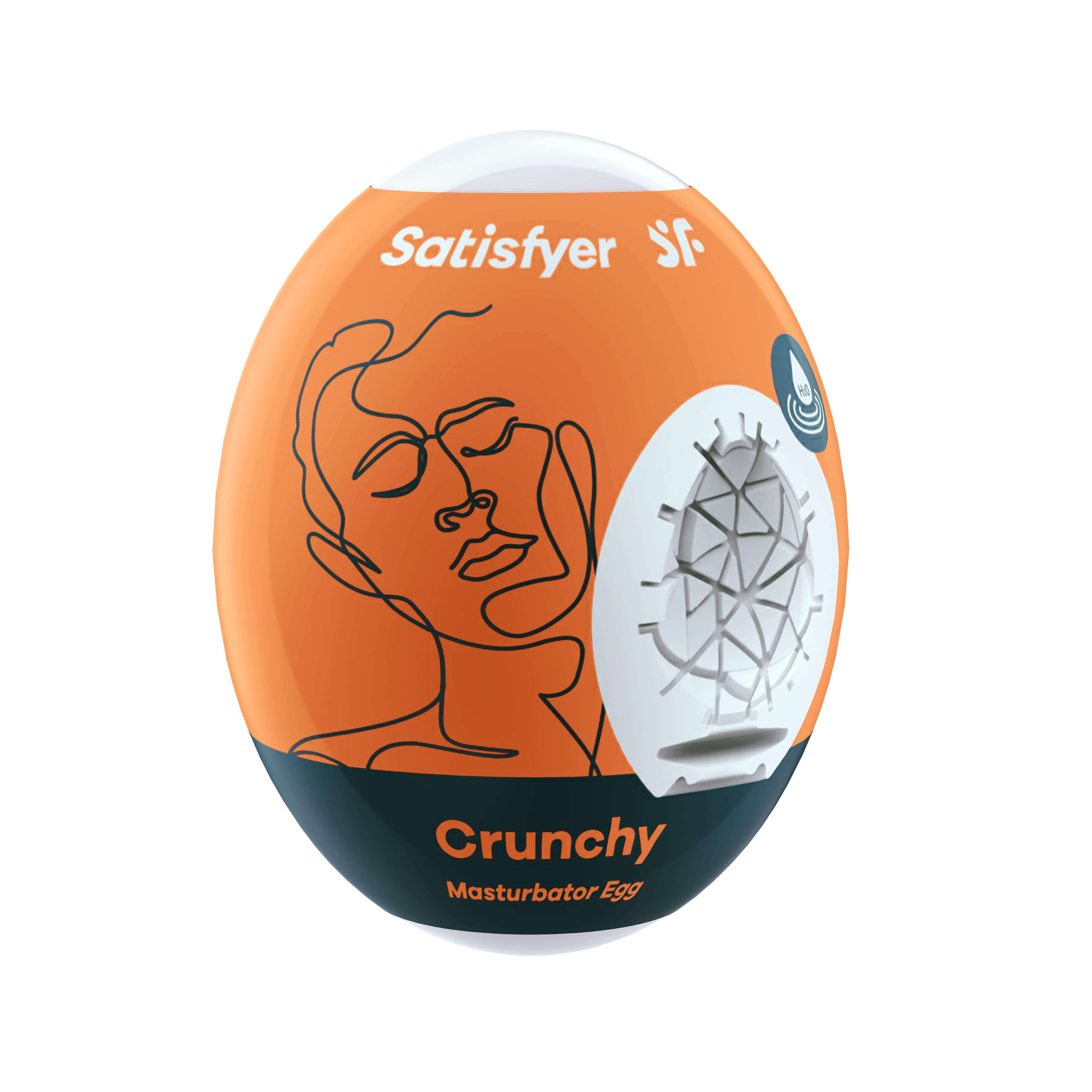 Satisfyer Egg Crunchy - maszturbációs tojás (1 db) kép