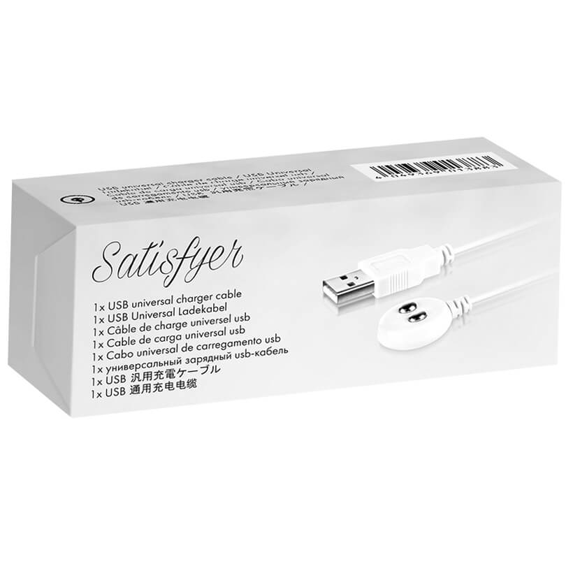 Satisfyer - mágneses USB-töltőkábel (fehér) kép